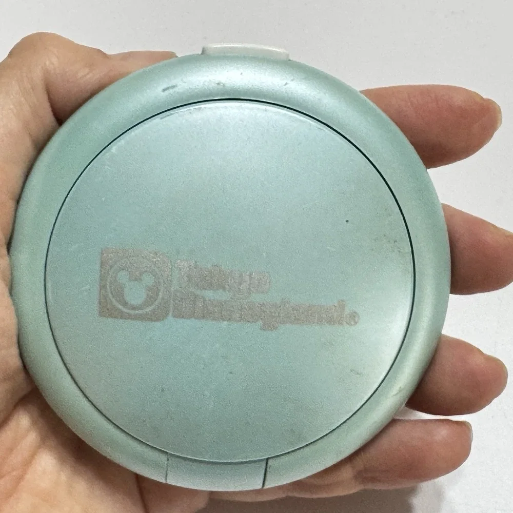 Tokyo Disneyland Vtg Resort Mickey Mouse alarm clock Portable Clamshell Travel